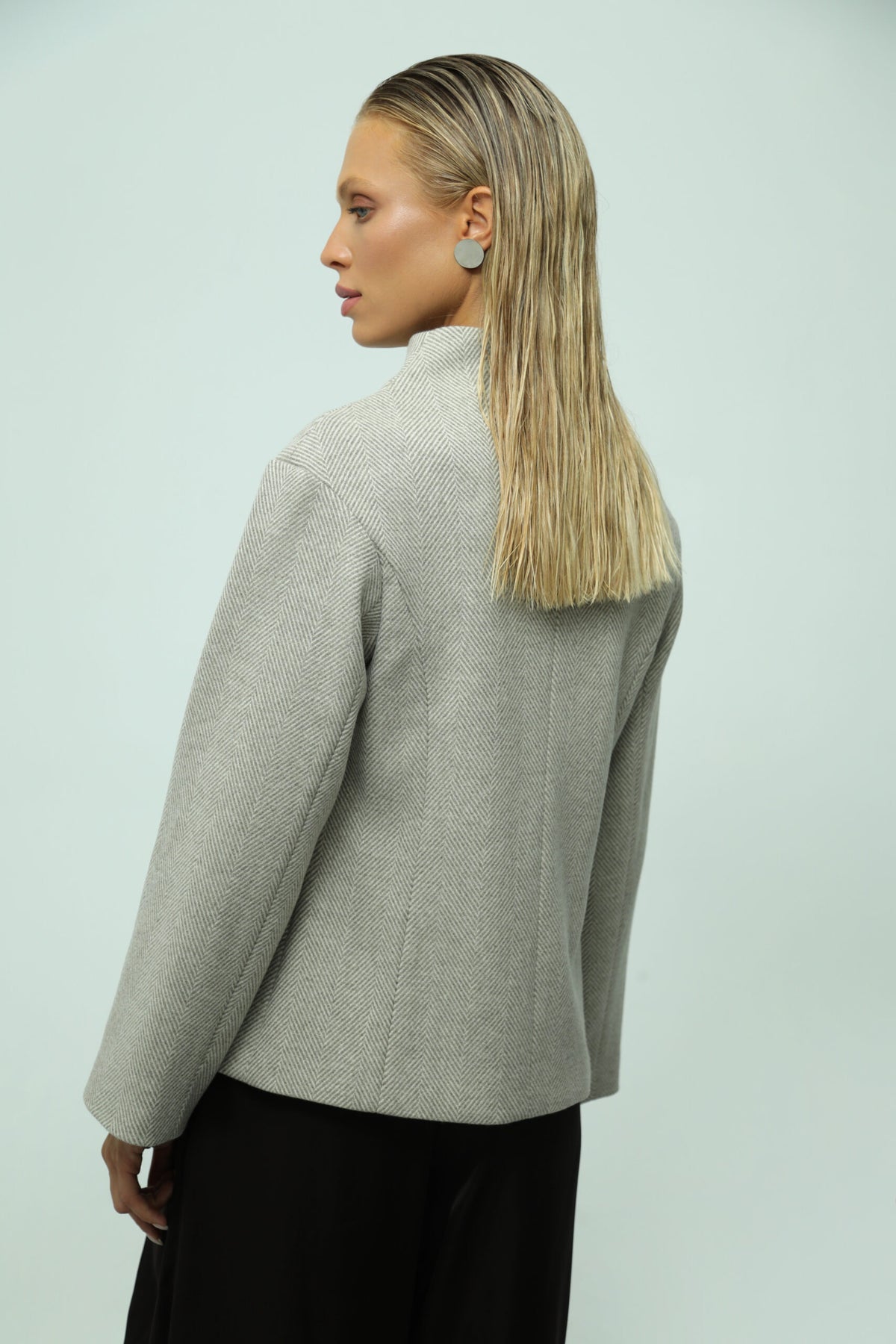 Ottavia Beige Wool Jacket 3