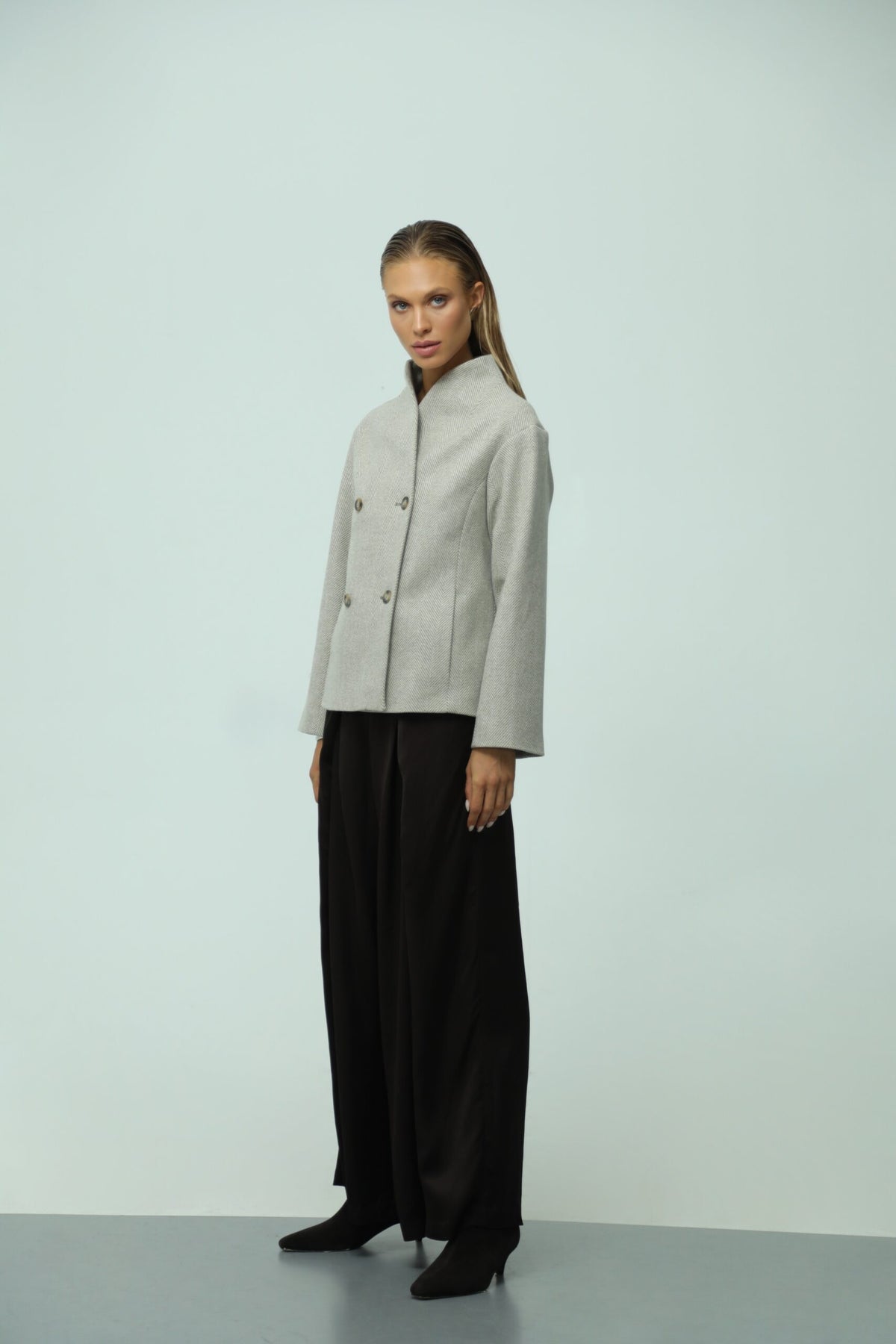 Ottavia Beige Wool Jacket 2