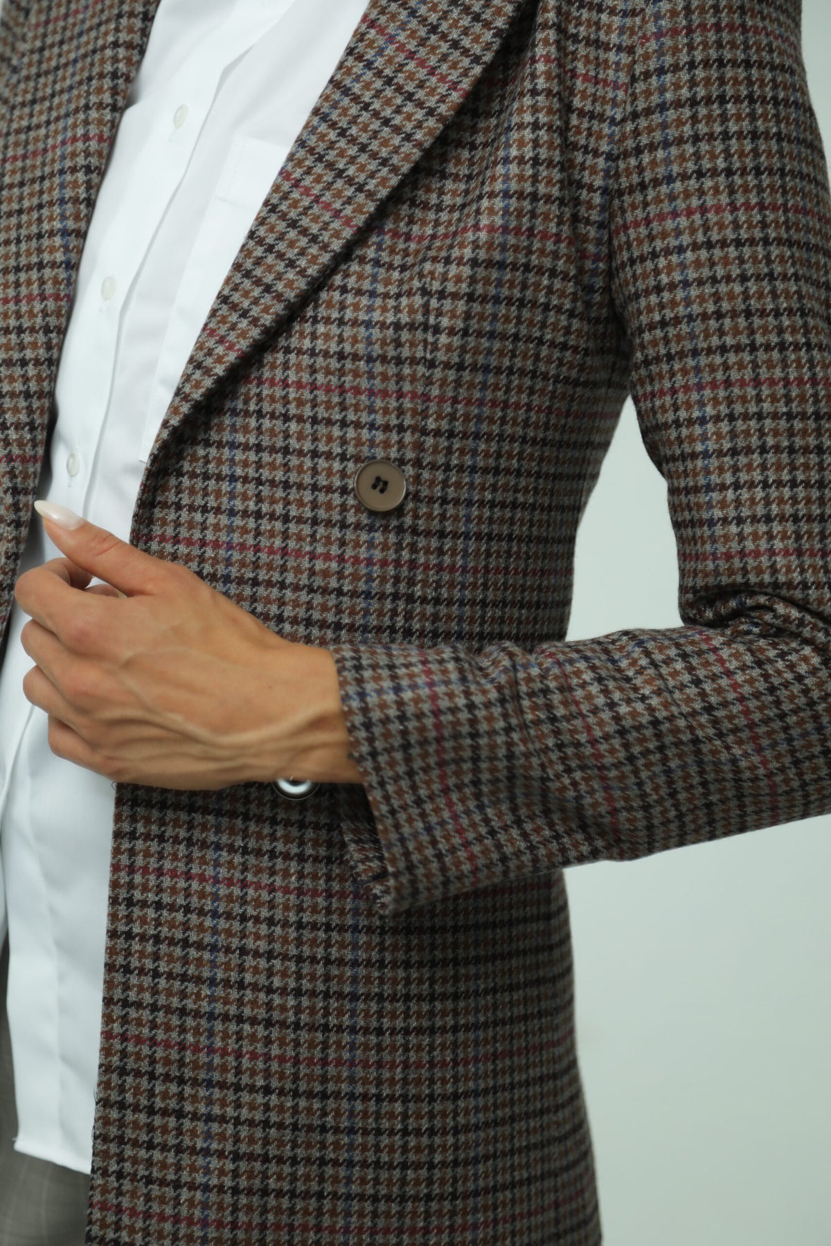 Roma Houndstooth Wool Blazer 4