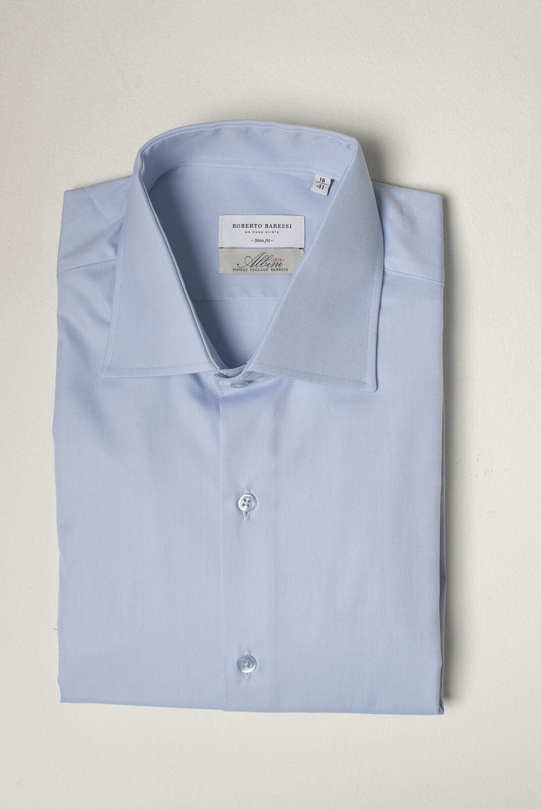 Blue Royal twill Men's blue shirt