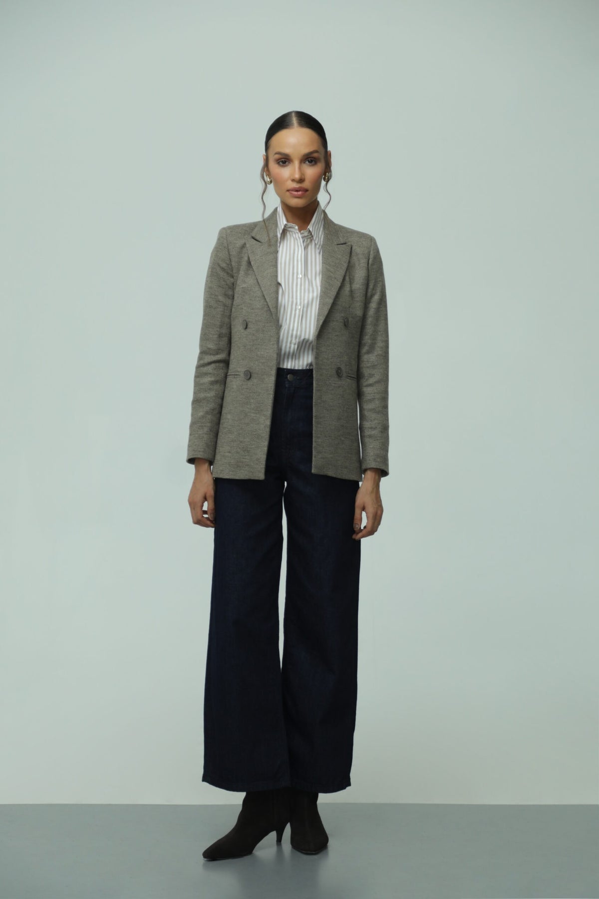 Roma Brown Wool Blazer 5