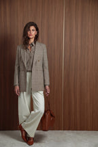 Beige Blazer ženski Bež Pepito Sako 4