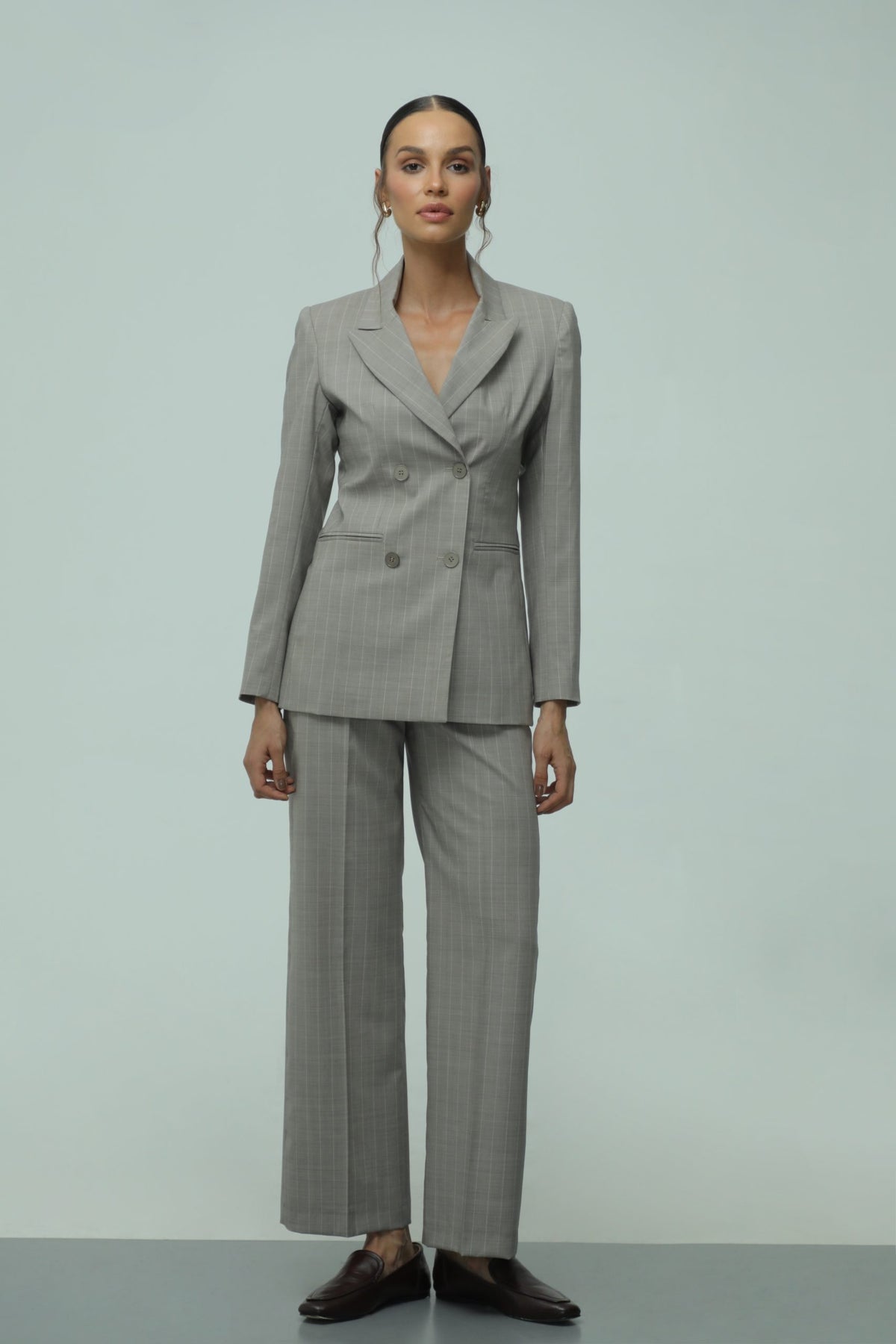 Vittoria Beige Wool Suit 2
