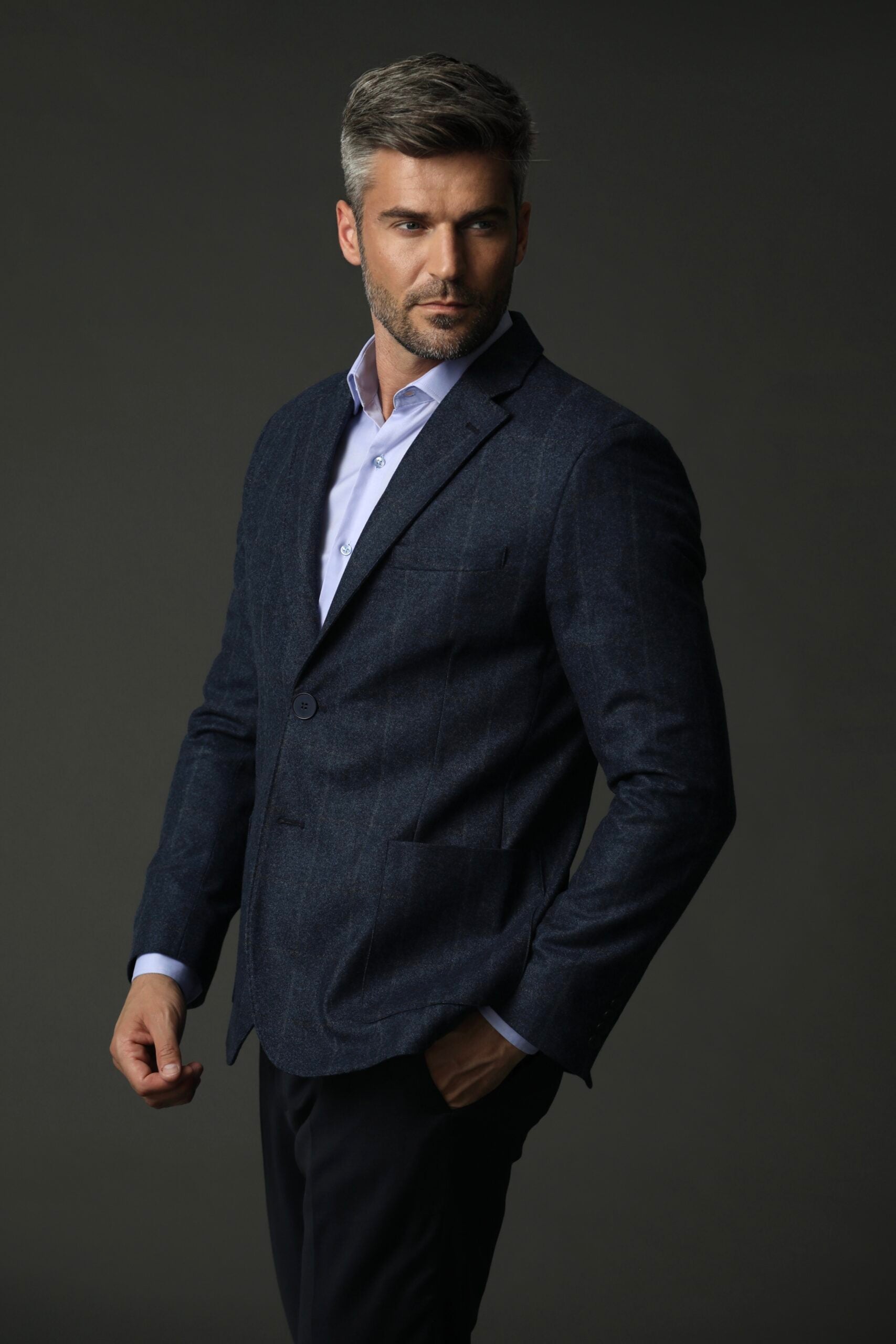 Blue Suit Muški Sako 1
