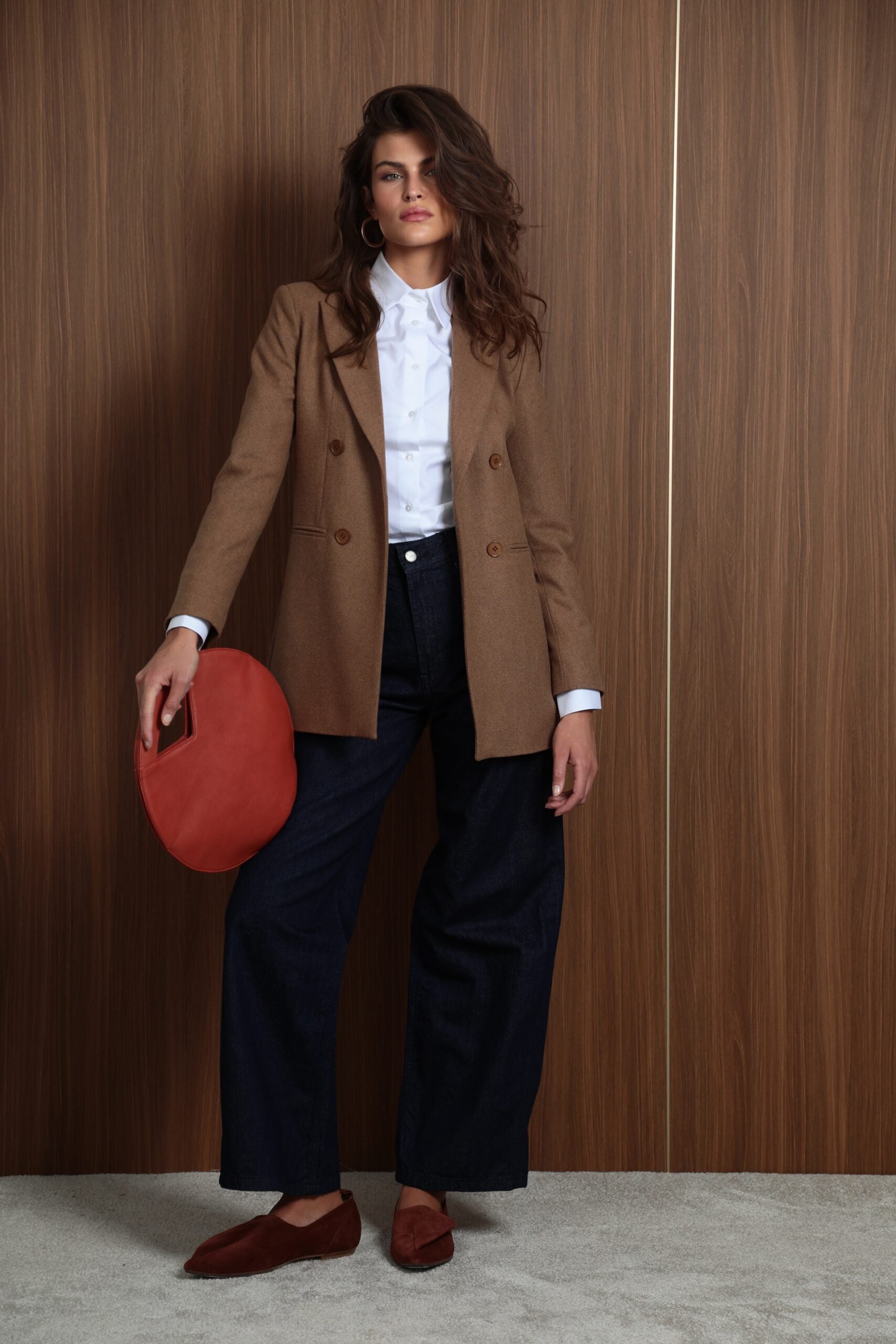 Brown Blazer ženski Sako 1