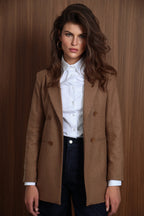 Brown Blazer ženski Sako 2