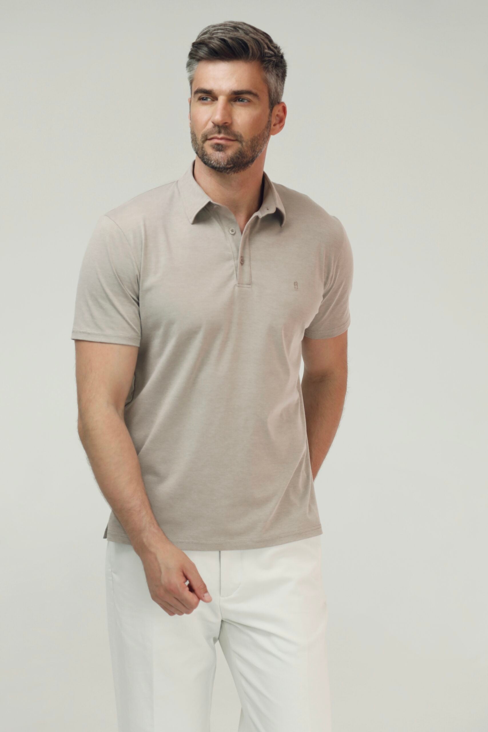 Brown T Shirt Muška Polo Majica 1