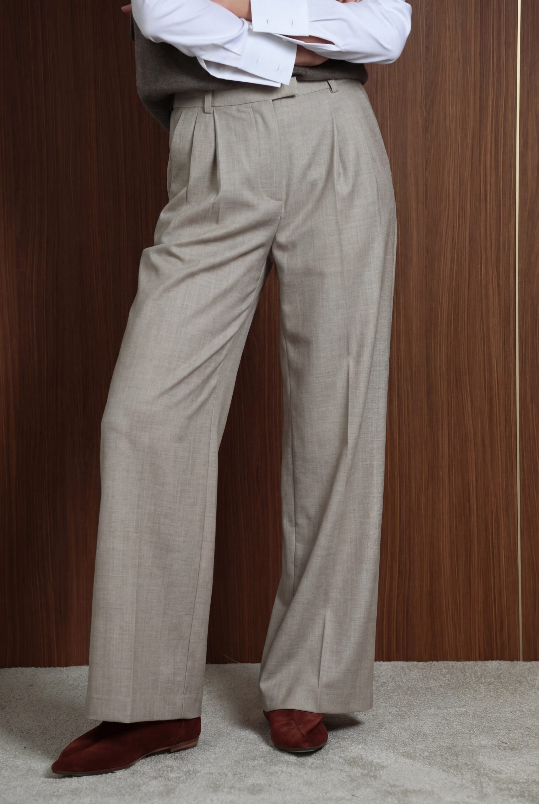 Carry Beige ženske Pantalone