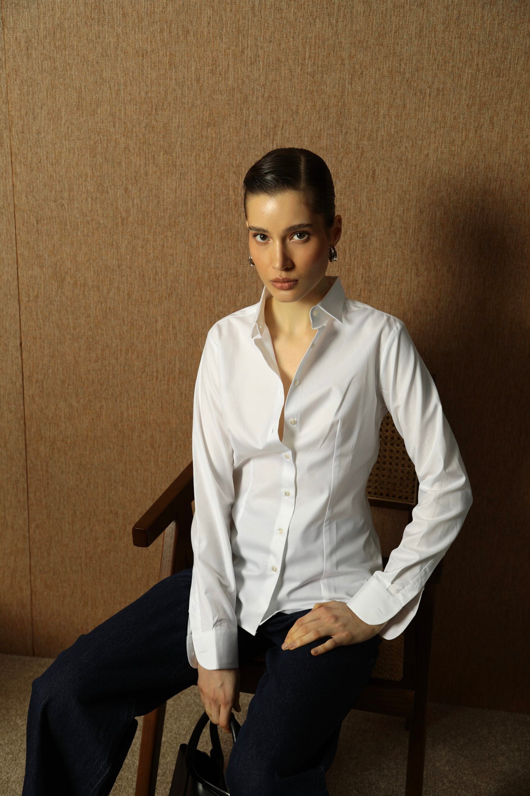 Casual White Bela ženska Košulja 2