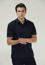 Dark Blue T Shirt Muška Polo Majica 1