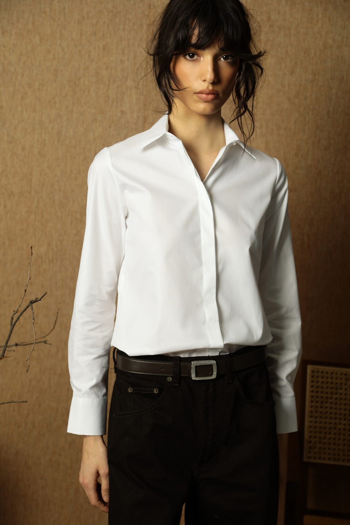 Gulijana Long White Cotton Shirt 3