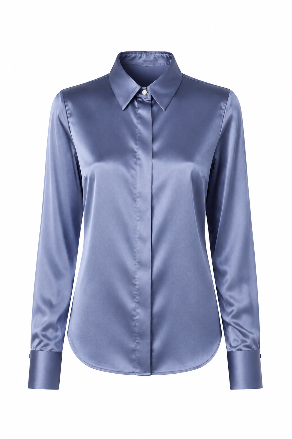 Ivy Purple Silk Blouse 1
