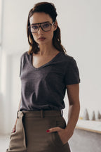 Merino Majica Zenska Siva 1