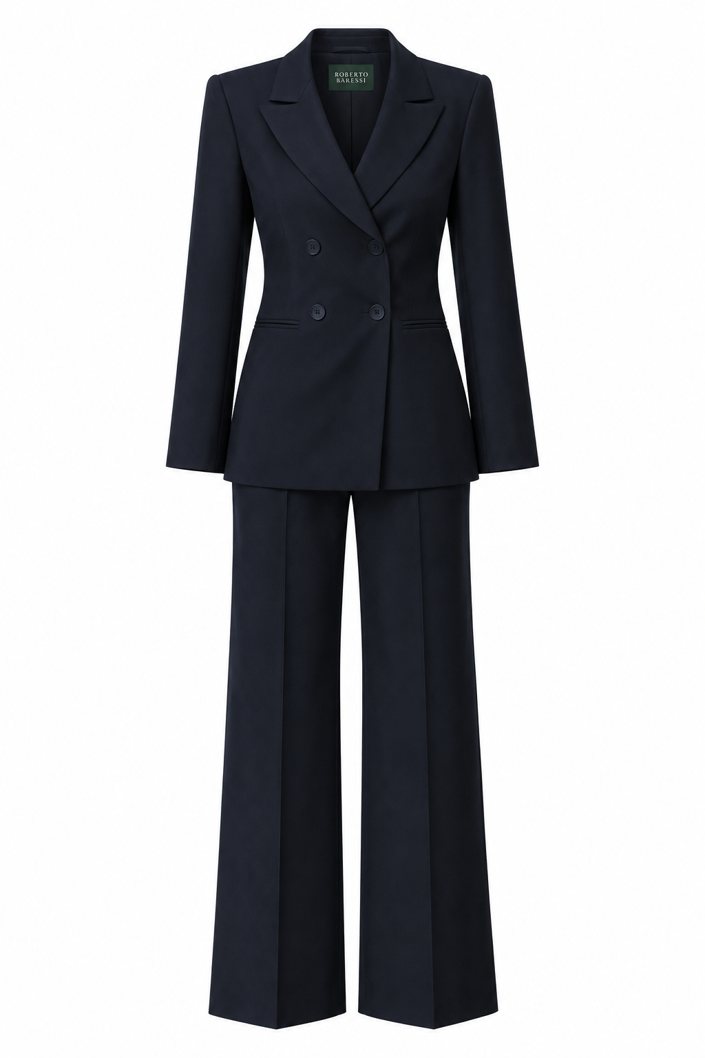 Vittoria Dark Navy Wool Suit 1