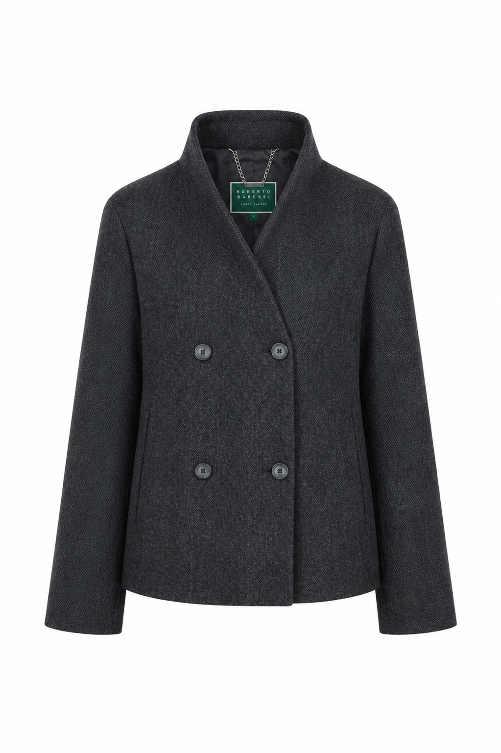 Ottavia Grey Wool Jacket 1
