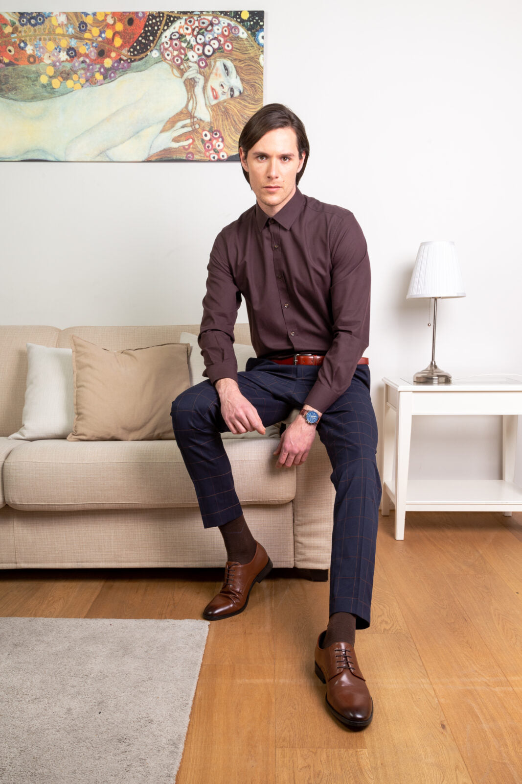 Ben Men's Shirt Brown