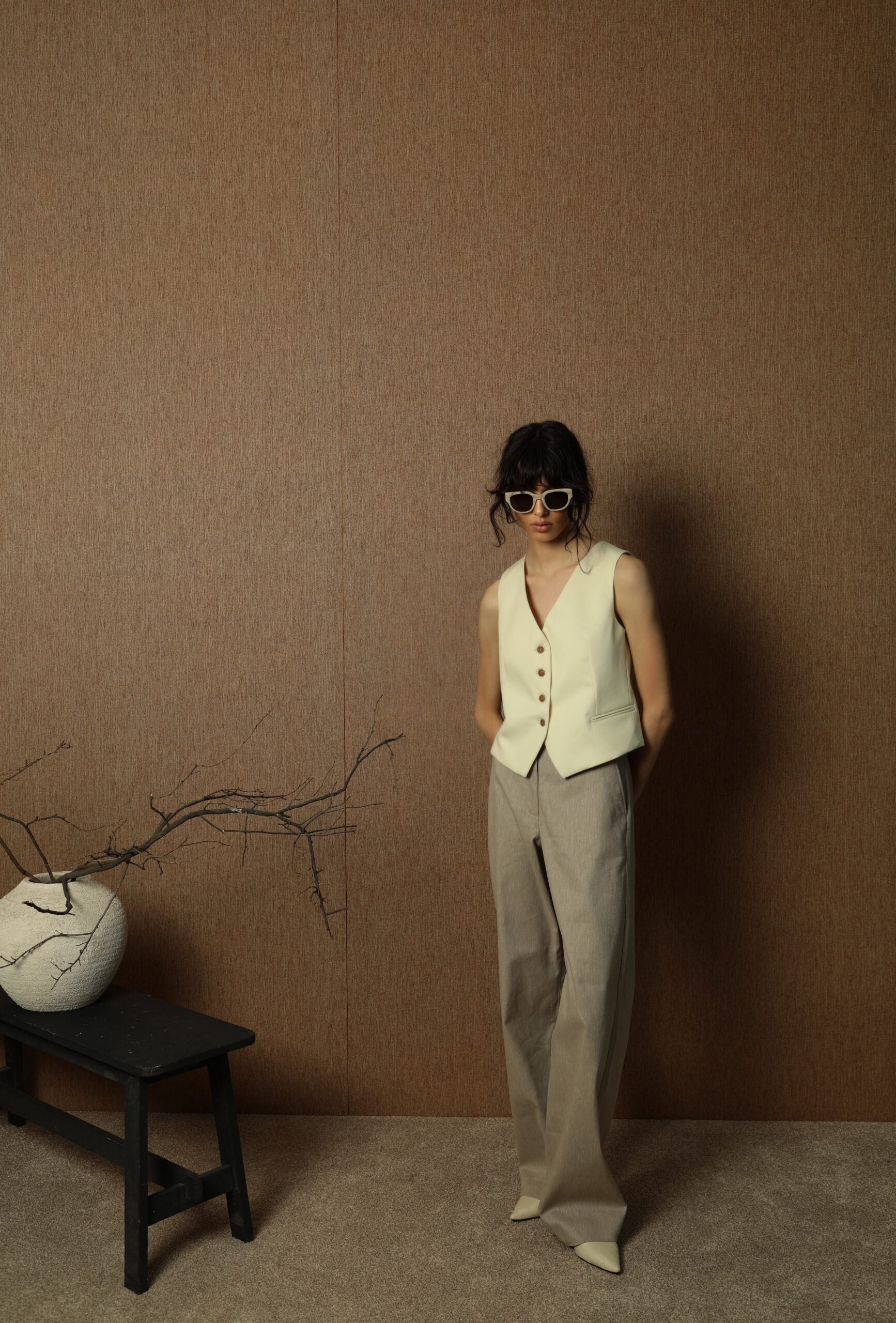 Riviera Light Brown Pants 1