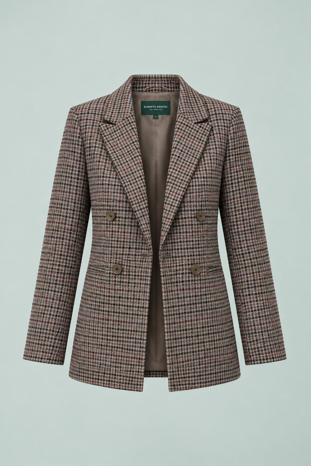 Roma Houndstooth Wool Blazer 1