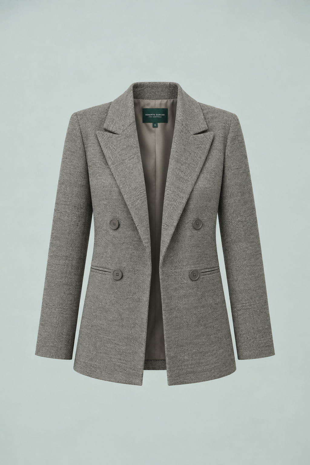 Roma Brown Wool Blazer 1