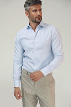 Twill Stripes Muška Prugasta Košulja 1