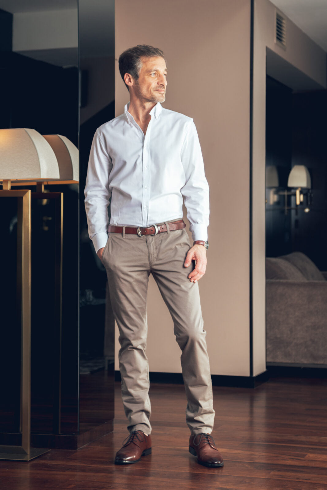 Batista men's white shirt