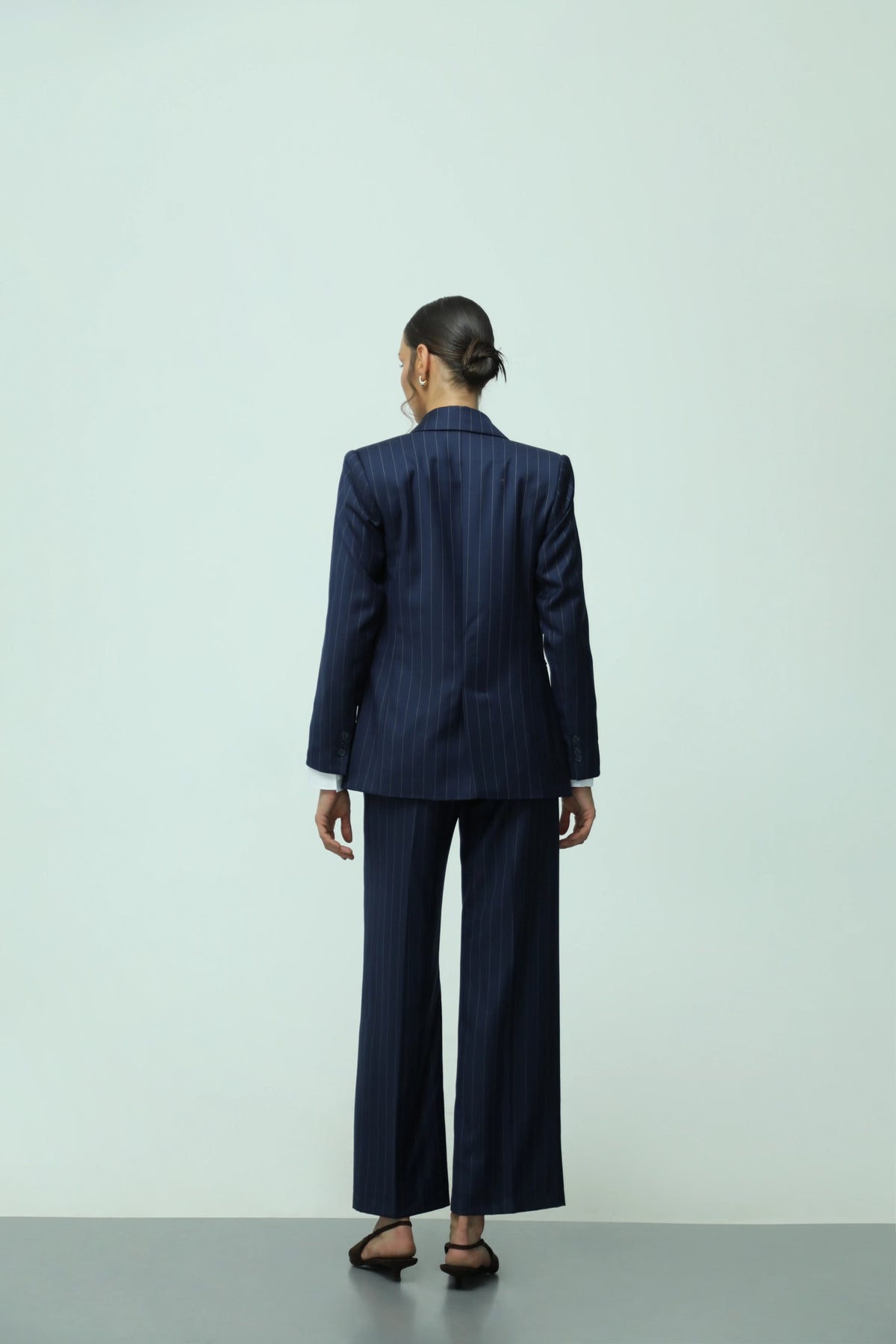 Vittoria Blue Wool Suit