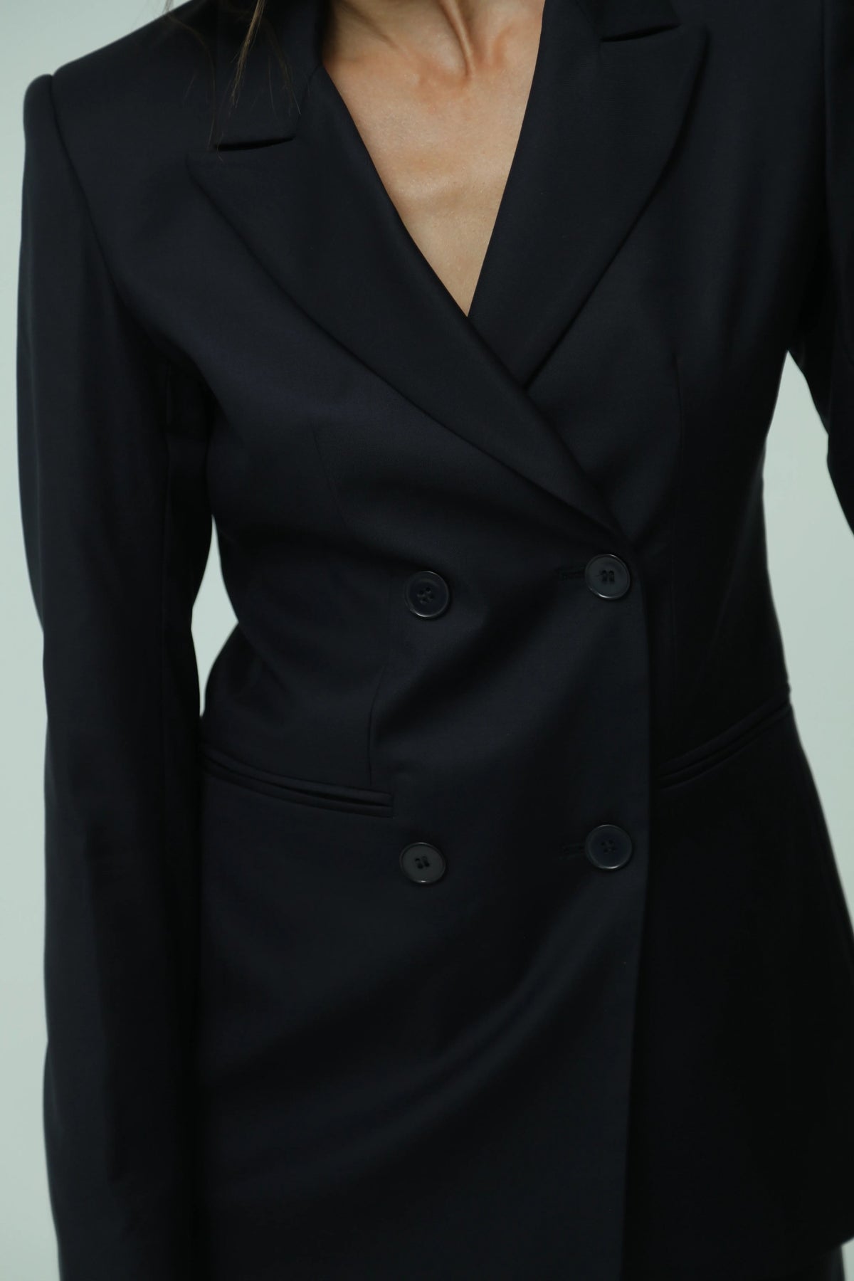 Vittoria Dark Navy Wool Suit